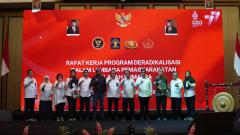 BNPT menggelar Raker Program Deradikalisasi dalam Lapas Wilayah Sumatra 2022 di Batam, Kepulauan Riau, Minggu (23/10).