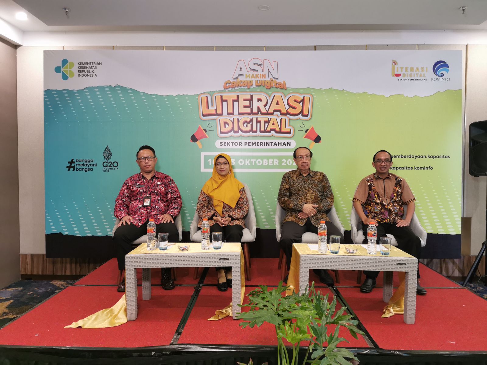 Pembukaan Literasi DIgital untuk ASN Kementerian Kesehatan