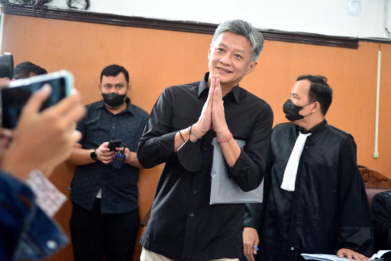 Terdakwa Brigjen Hendra Kurniawan 