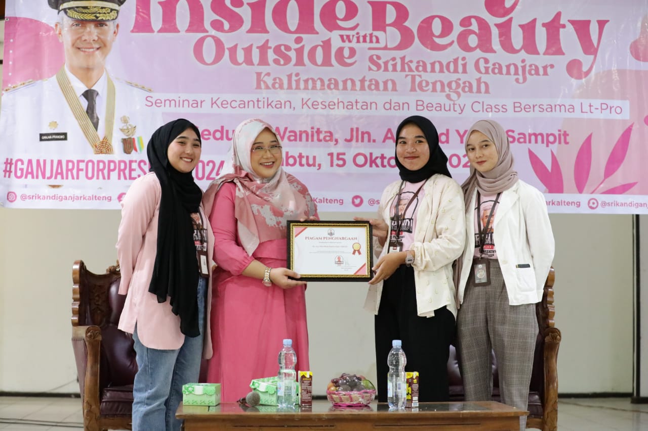 Helat Seminar dan Beuty Class, Srikandi Ganjar Ingin Perempuan Kalteng Mandiri