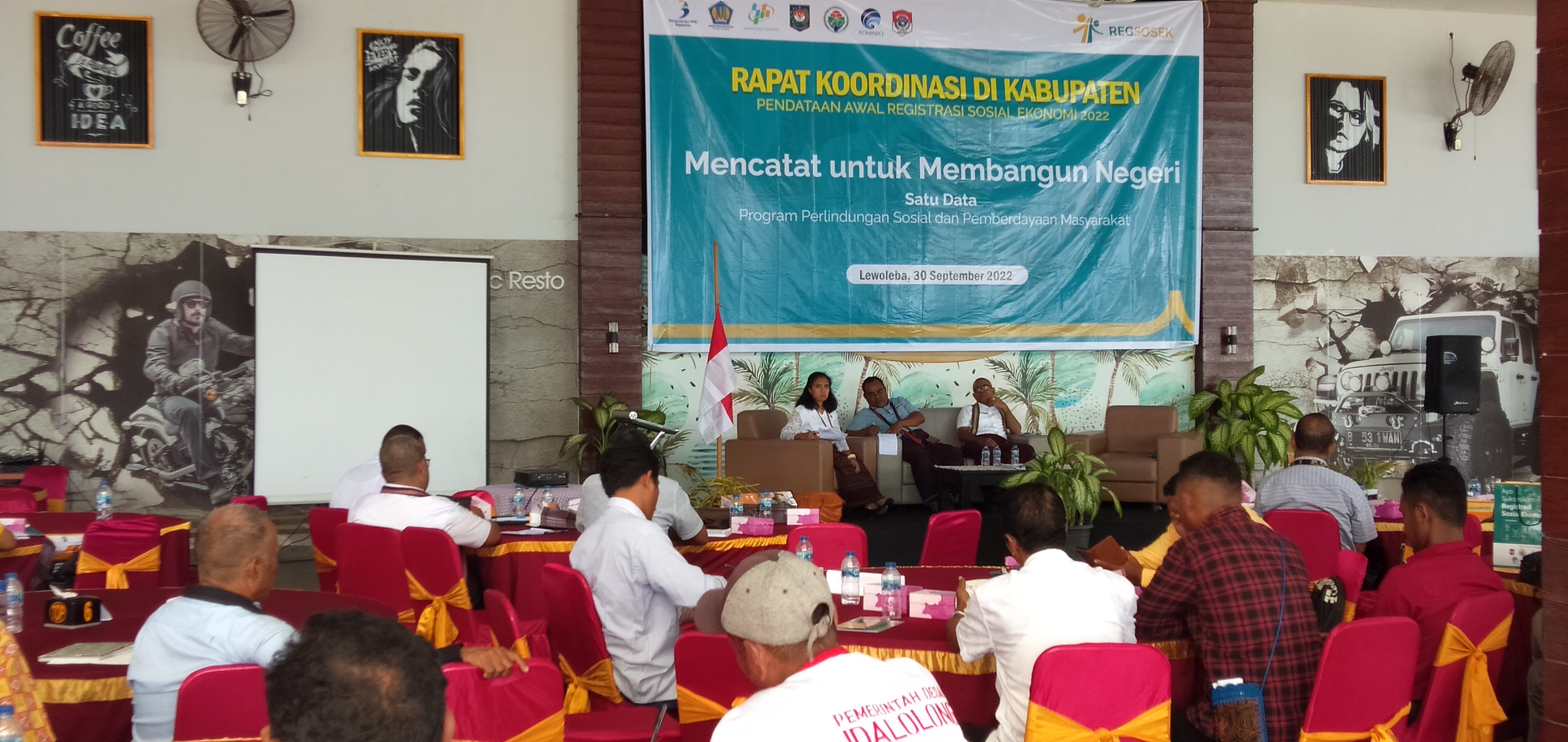 Sebanyak 128 Petugas Registrasi Sosial Ekonomi (Regsosek) mengikuti pelatihan guna mendukung pencapaian penyelenggaraan statistik berkualita