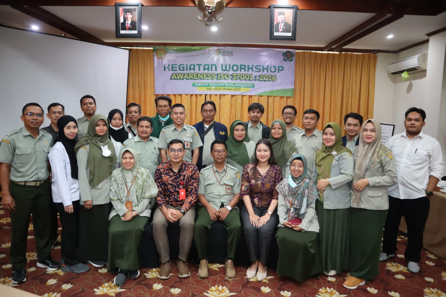 Workshop diikuti 24 peserta, dibuka Kepala SMKPPN Banjarbaru, Budi Santoso, yang diwakili Kasubag TU Johan Pujianto.