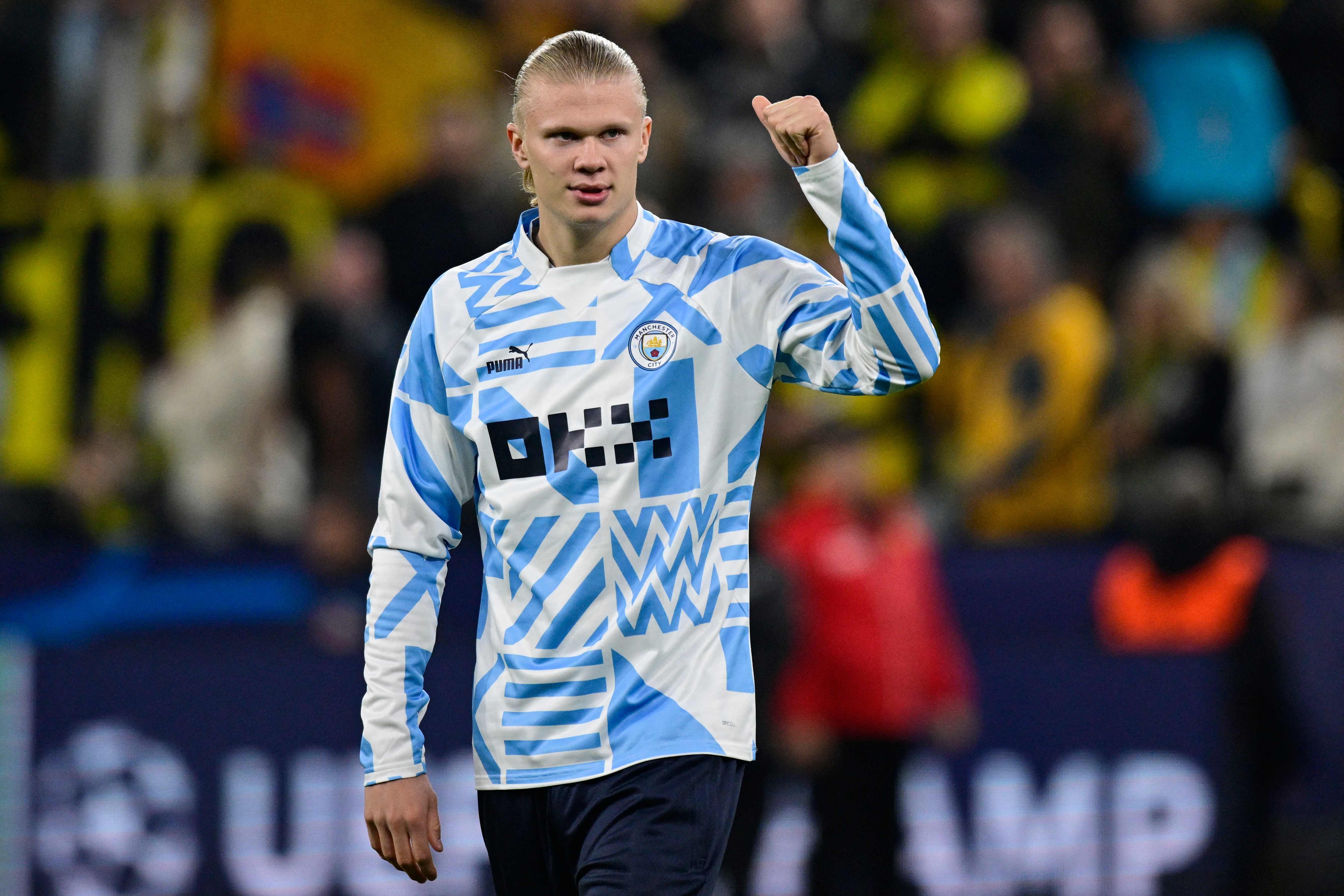 Penyerang Manchester City Erling Haaland