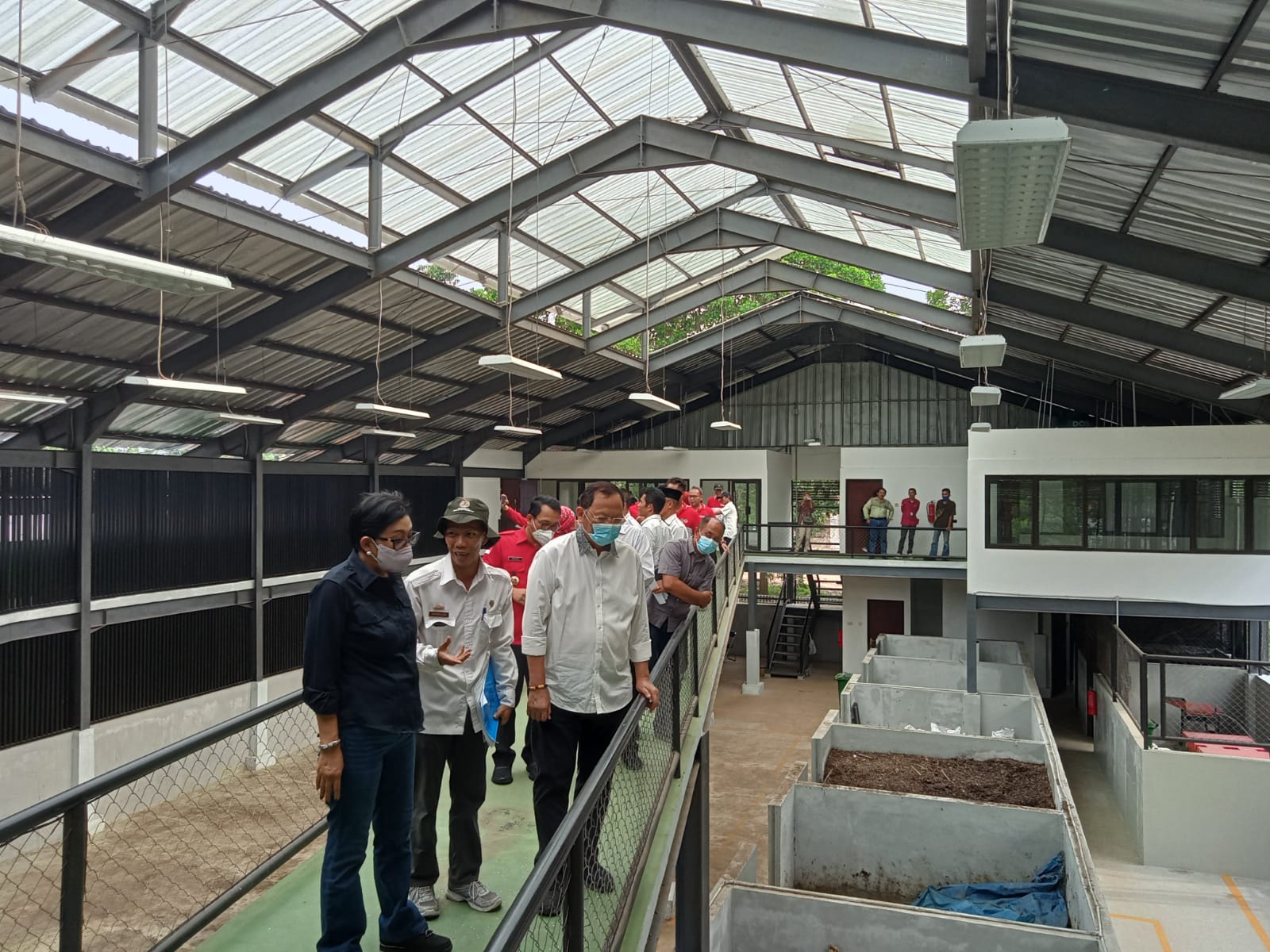 Peresmian Pusat Daur Ulang Sampah di Kota Metro, Lampung