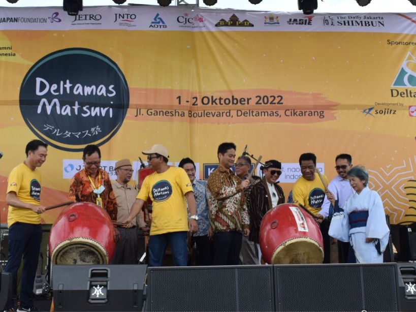 Festival kebudayaan Jepang-Indonesia Deltamas Matsuri 2022 pada Sabtu (1/10) dan Minggu (2/10).