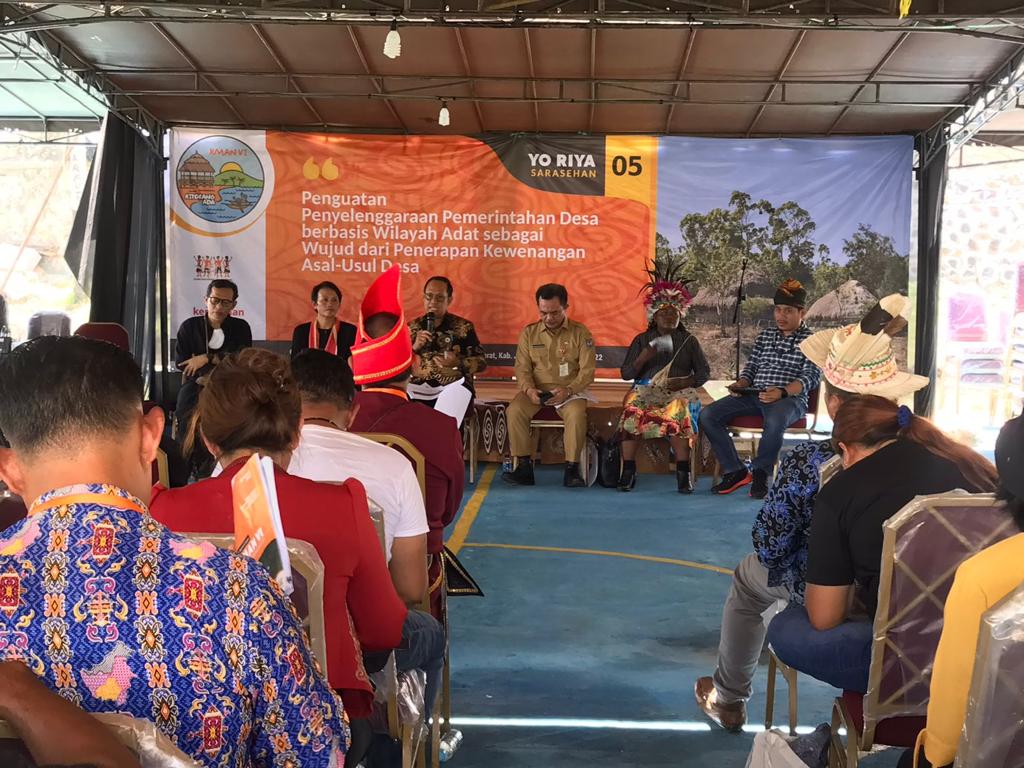 Kongres Masyarakat Adat Nusantara (KMAN) VI di Tanah Tabi, Papua. 