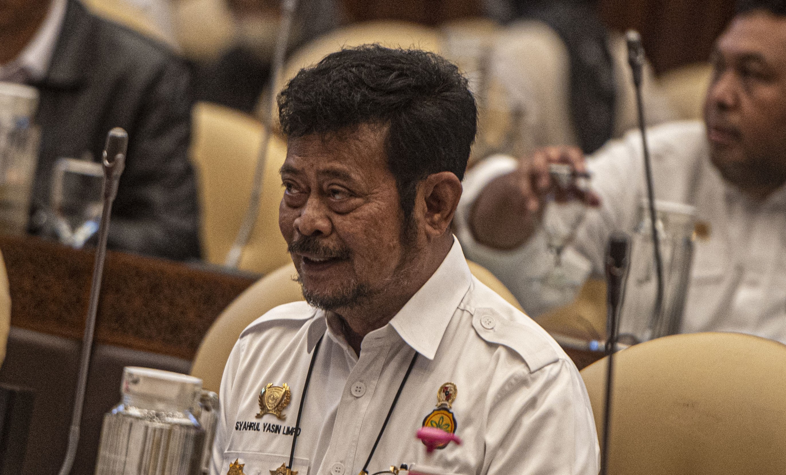 Menteri Pertanian Syahrul Yasin Limpom enyampaikan duka yang mendalam atas tragedi Stadion Kanjuruhan.