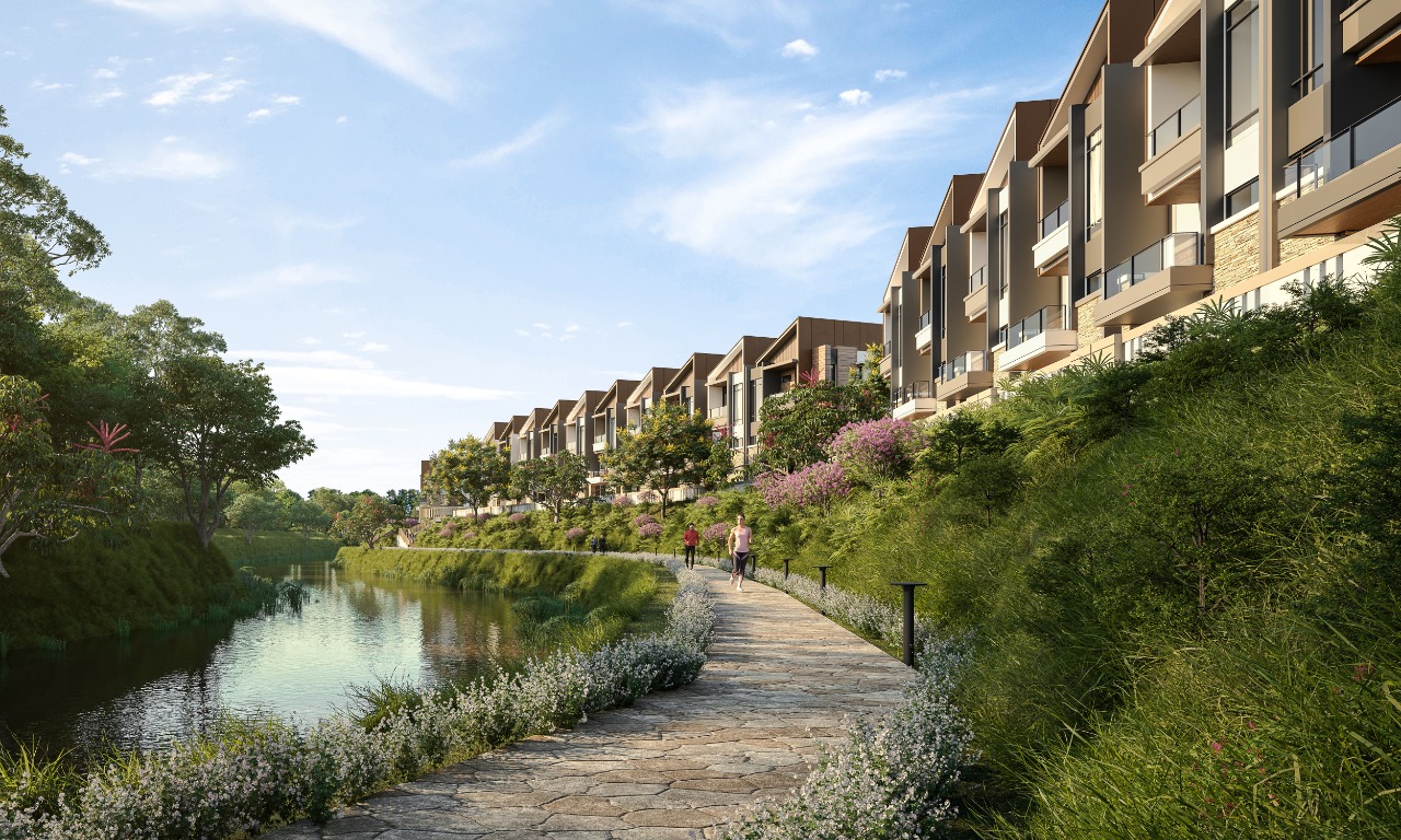 Podomoro Golf View masterpiece Agung Podomoro di kawasan Cimanggis menawarkan lahan siap bangun.