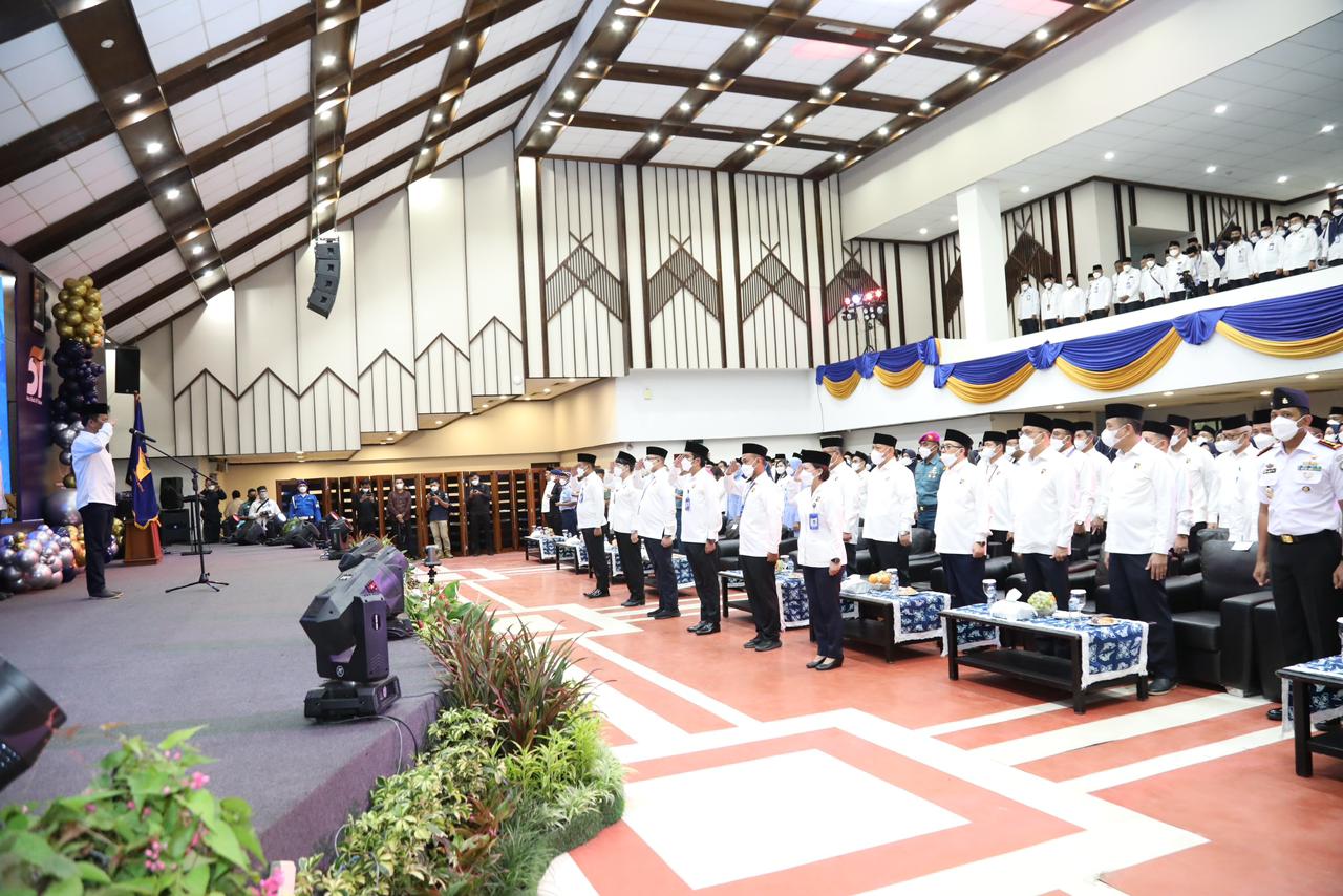 Upacara hari bahti ke-51 BP Batam