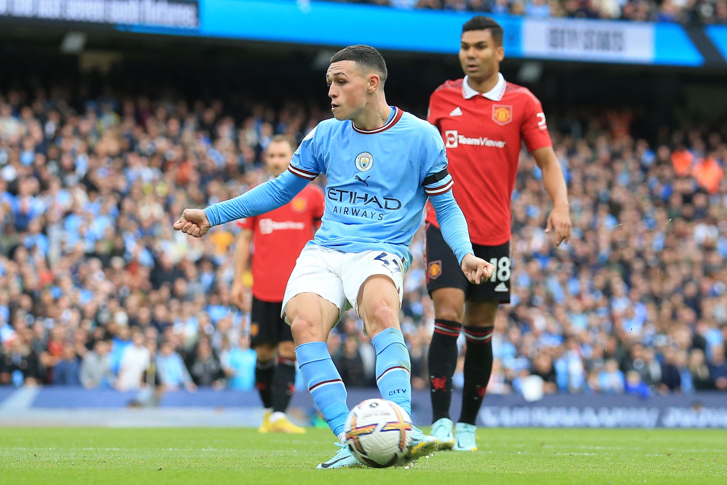 Gelandang Manchester United Phil Foden