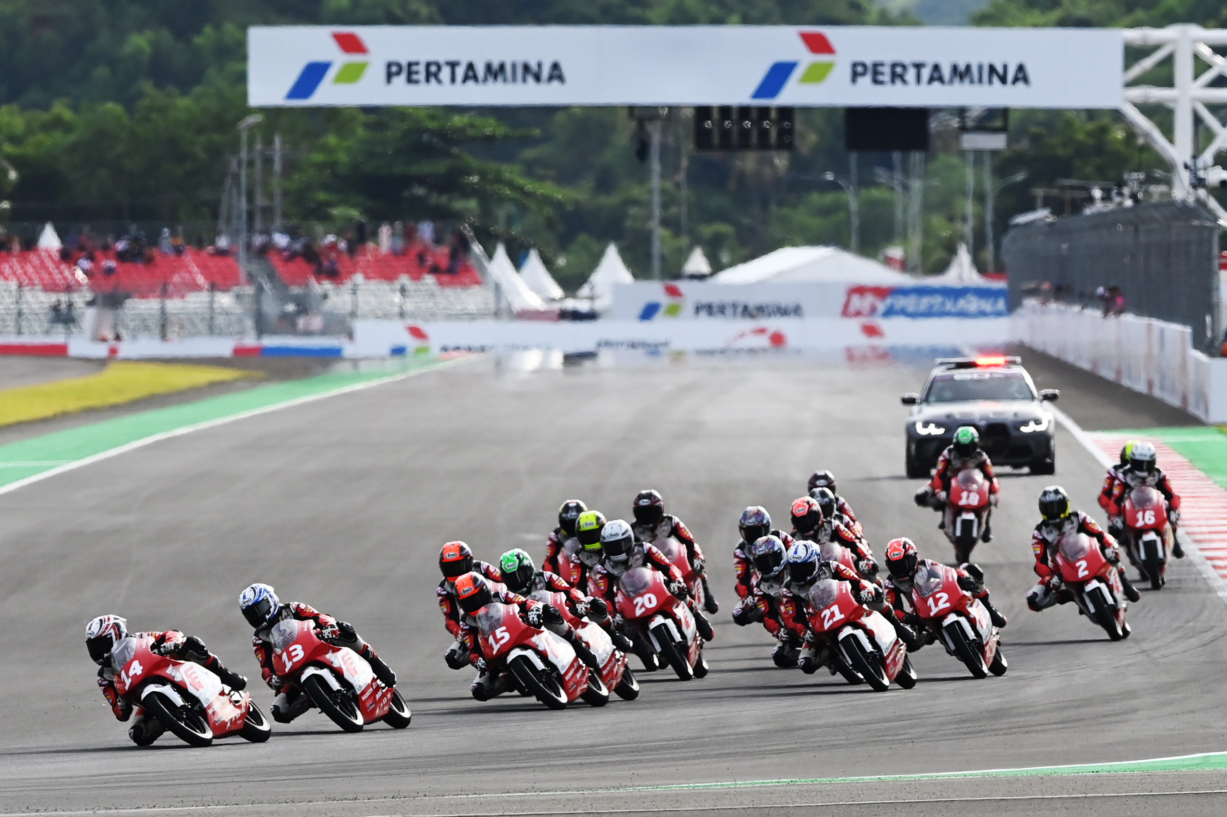 Idemitsu Asia Talent Cup (IATC) 2022 seri Pertamina Grand Prix of Indonesia di Sirkuit Mandalika, NTB, Minggu (20/3).