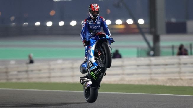Pembalap Suzuki Alex Rins