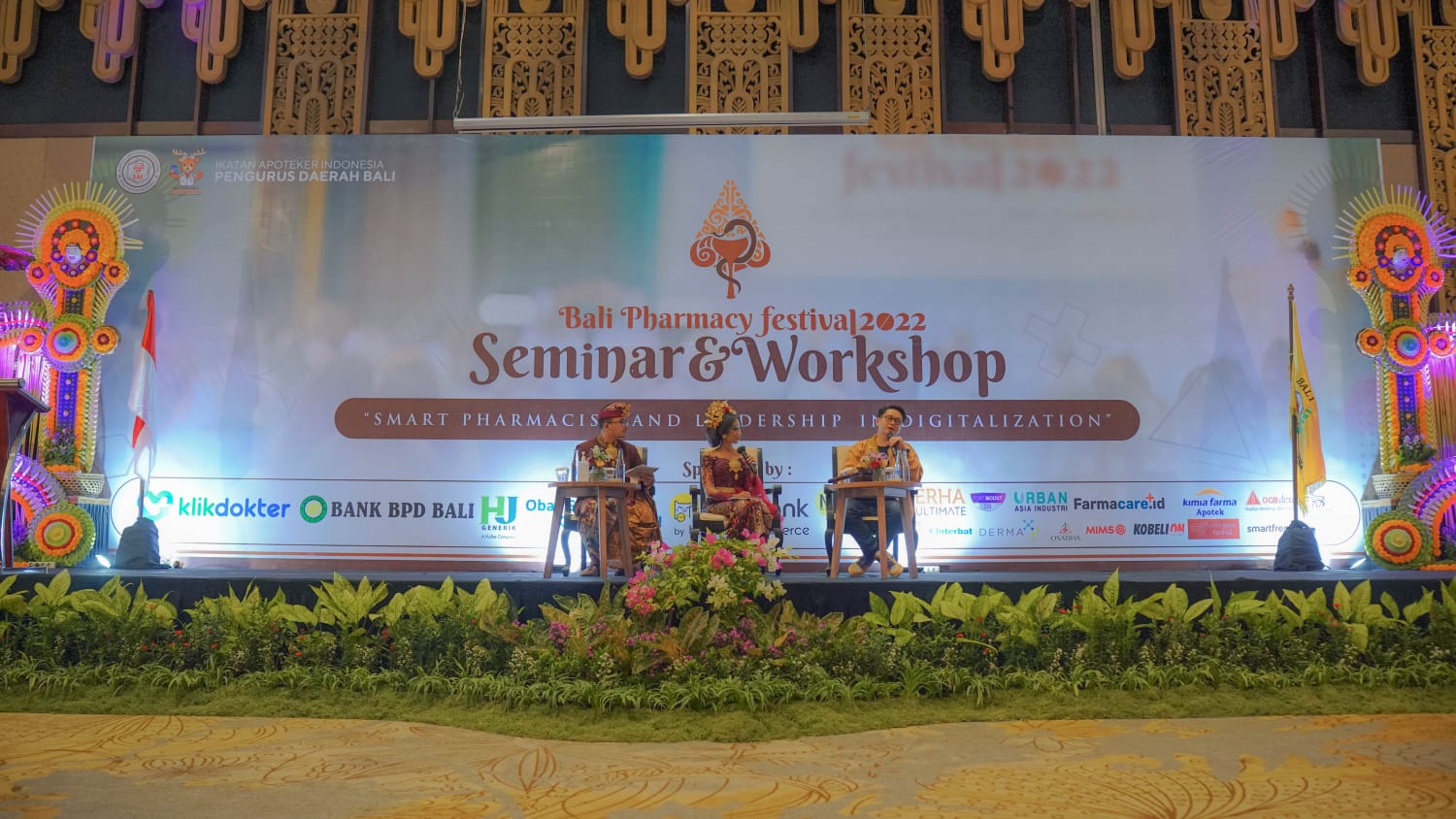 Seminar dan workshop literasi keuangan yang diselenggarakan Bank Neo Commerce pada Bali Pharmacy Festival 2022, 22-24 September. 