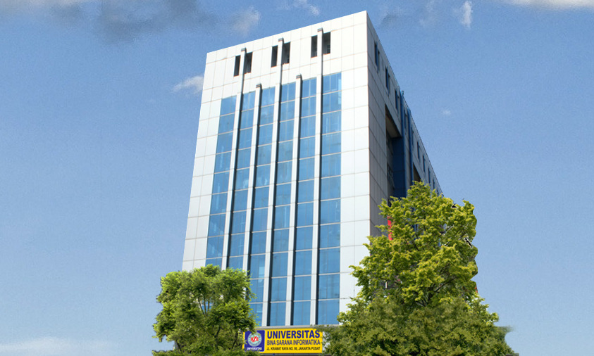 Kampus Universitas BSI (Bina Sarana Informatika) di Jakarta.