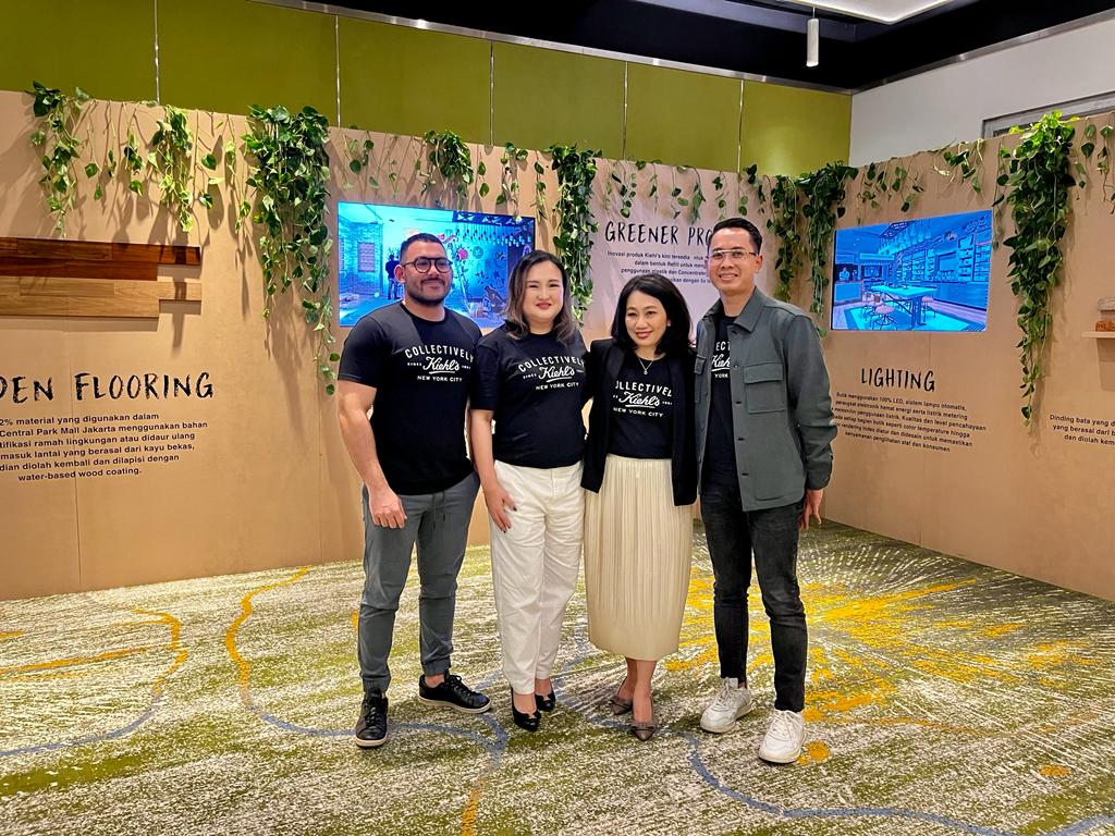 Renovasi Butik Kiehl’s di Central Park Mall Jakarta menjadi lebih berkelanjutan.