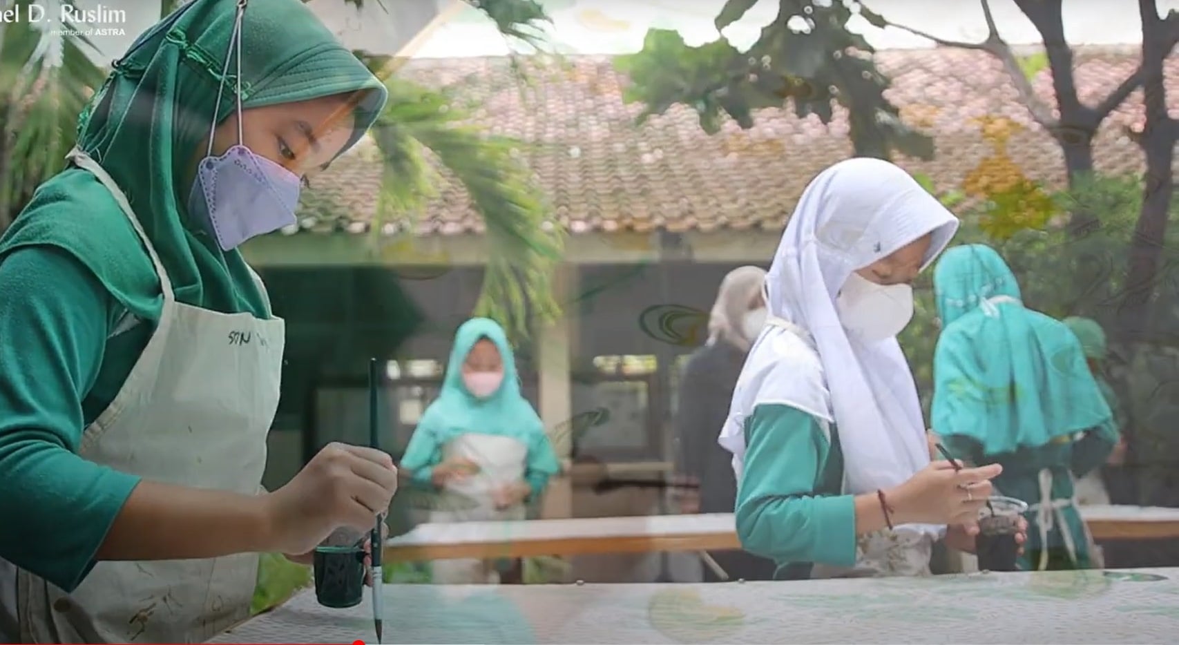 Kegiatan Komunitas Pembatik Cilik diikuti siswa dari 6 SD, 1 SMP dan 1 SMK Gedangsari, Gunung Kidul, Yogyakarta 