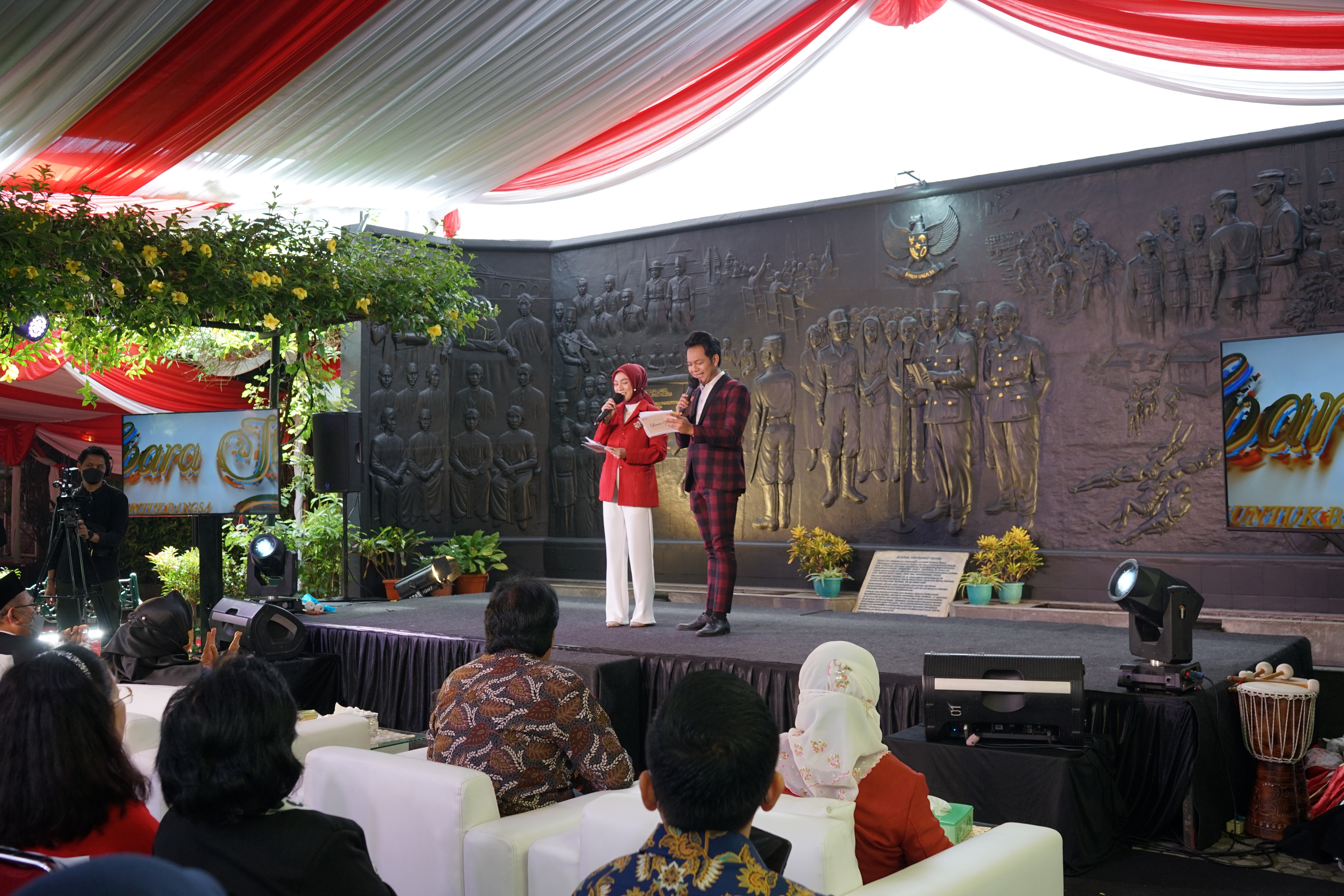 Acara pembukaan pameran “Swara Iboe: Dari Nurani untuk Bangsa