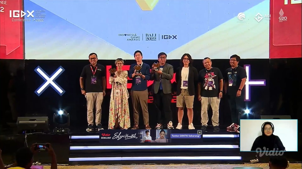 Penghargaan untuk Twin Hearts di ajang Indonesia Game Awards 2022
