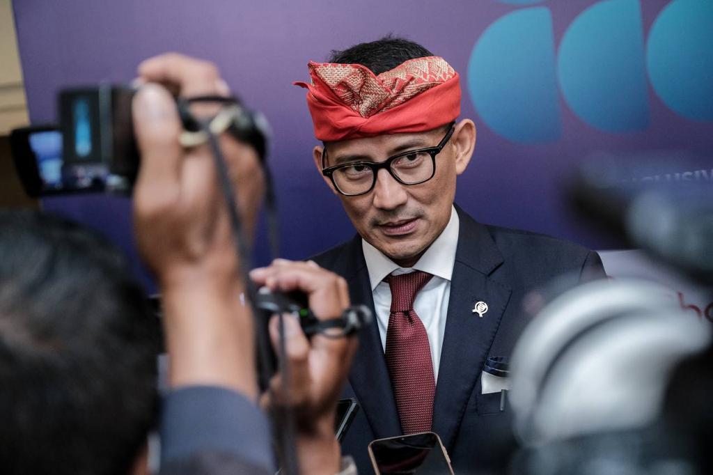 Menteri Pariwisata dan Ekonomi Kreatif (Menparekraf) Sandiaga Salahuddin Uno.