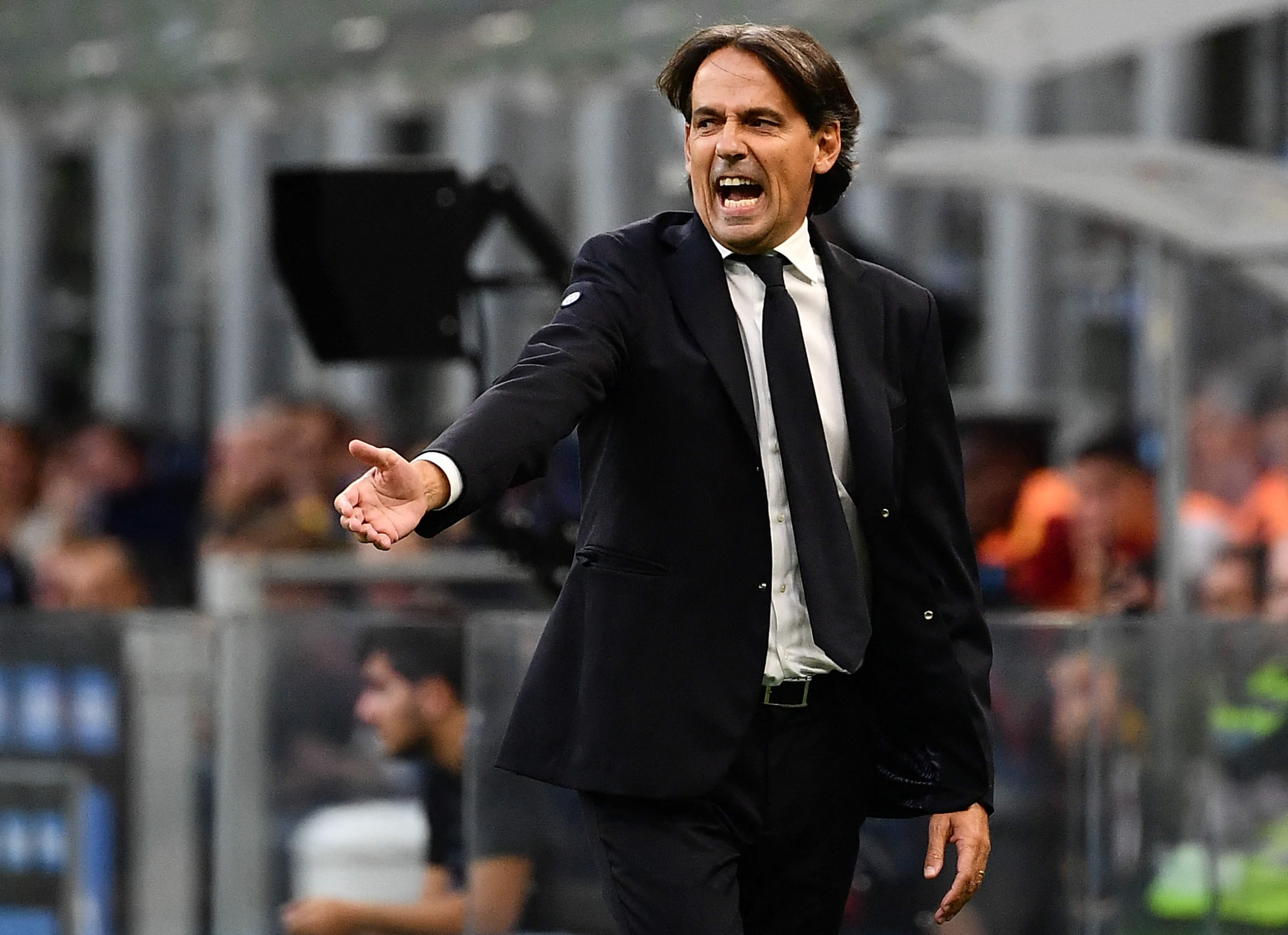 Pelatih Inter Milan Simone Inzaghi