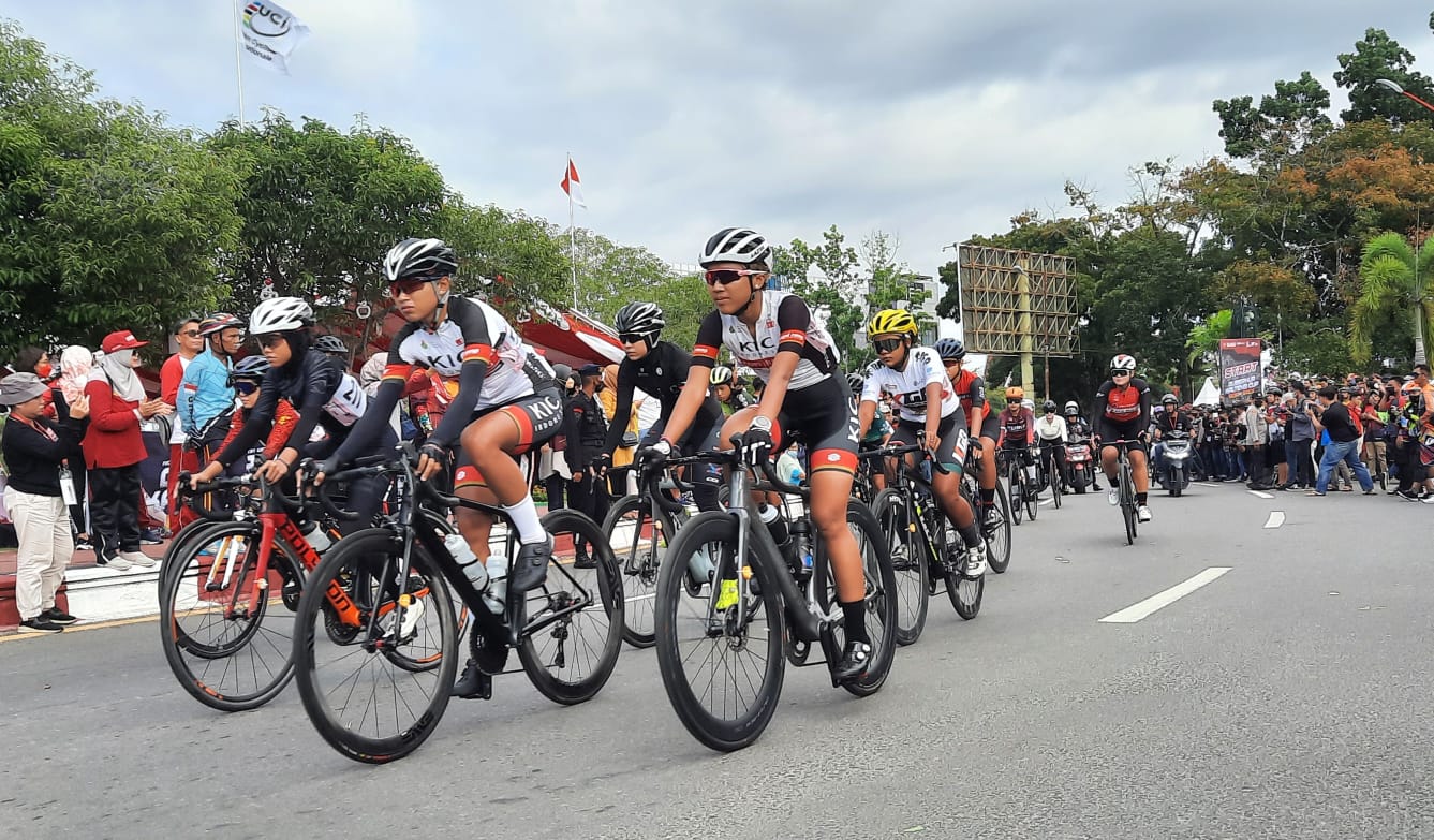 Ilustrasi: suasana balap sepeda