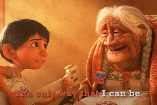 Cuplikan film Coco.