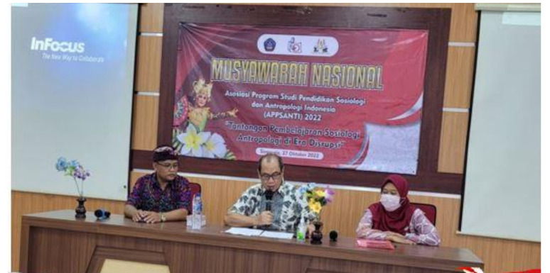 Panitia membacakan rekomendasi Musyawarah Nasional (Munas) APPSANTI ke-III yang berlangsung pada 27-28 Oktober 2022.