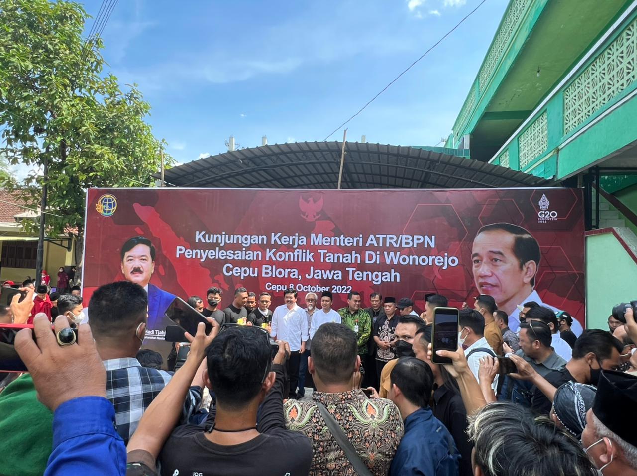 Menteri ATR/BPN Hadi Tjahjanto di Blora, Jateng