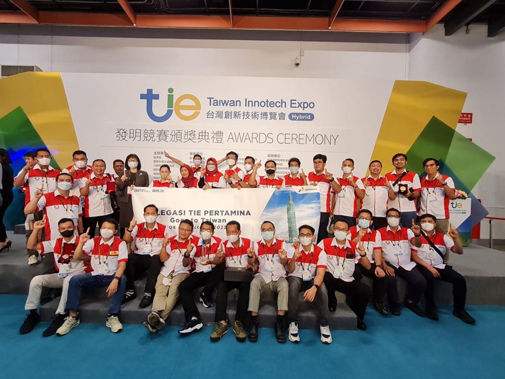  Pertamina Innovation Team raih penghargaan di Taiwan Innotech Expo 2022, 13-15 Oktober 2022. 