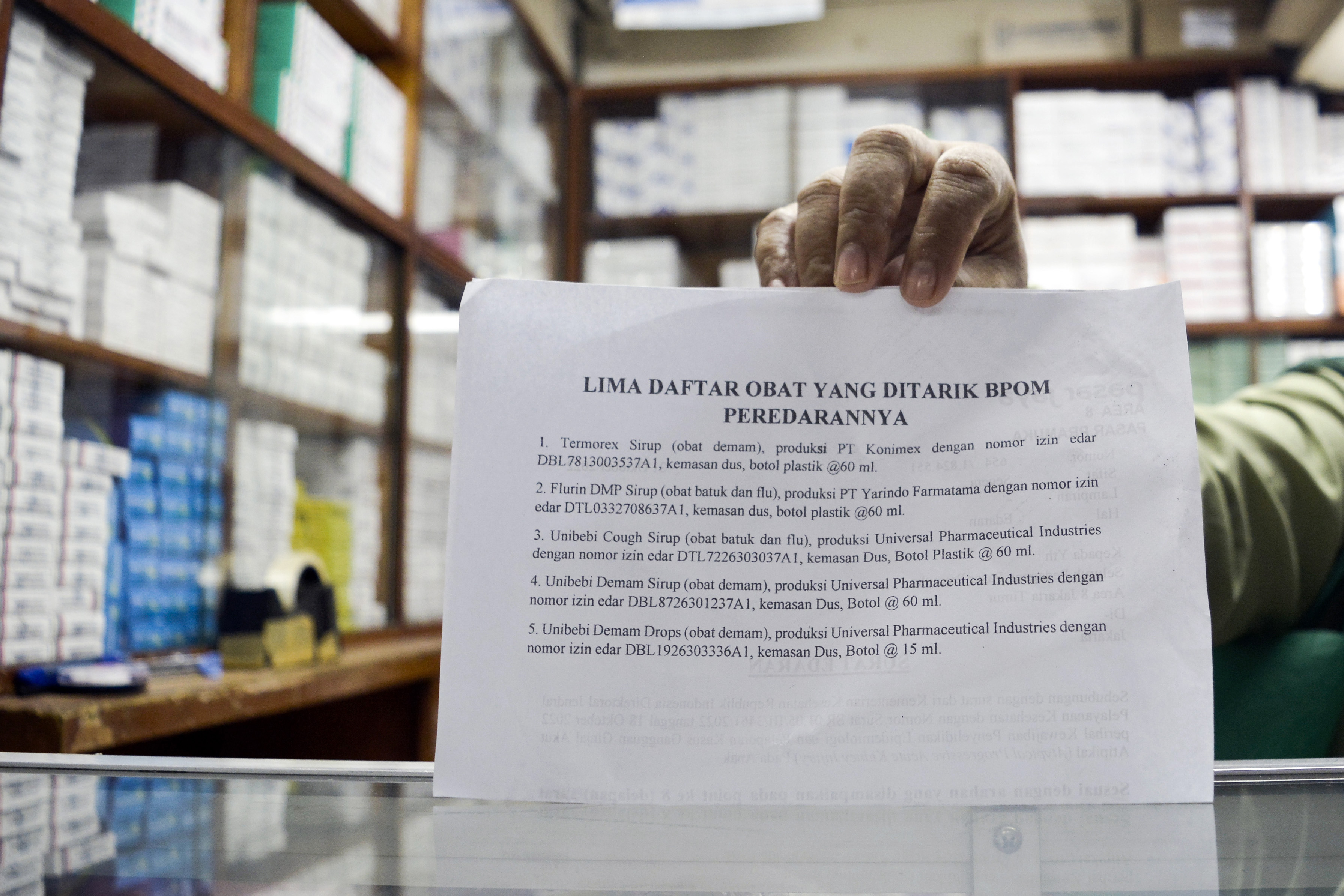 Polisi: BPOM Segel 2 Perusahaan Farmasi Terkait Obat Kasus Gangguan Ginjal Akut