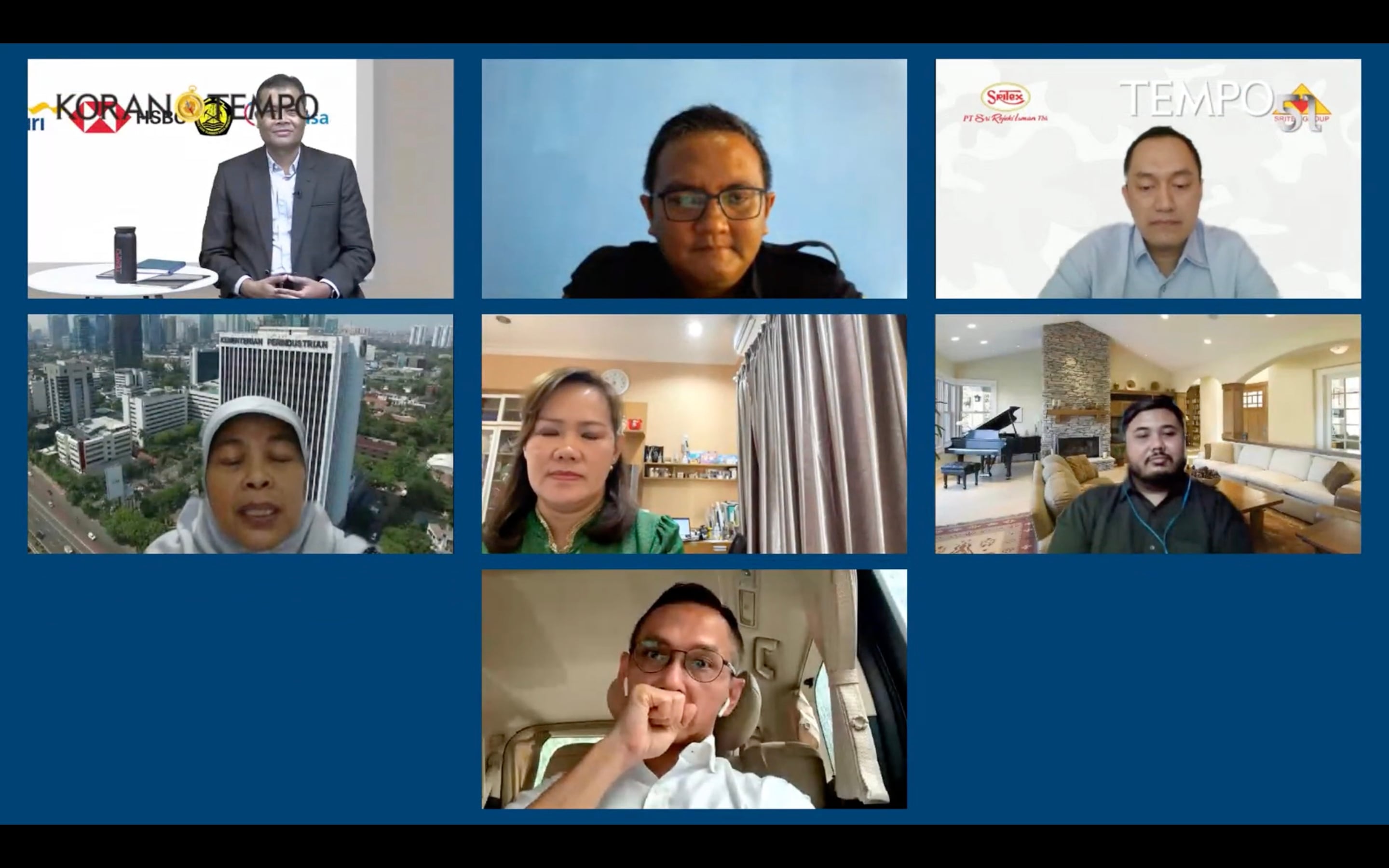 Webinar transisi energi oleh industri