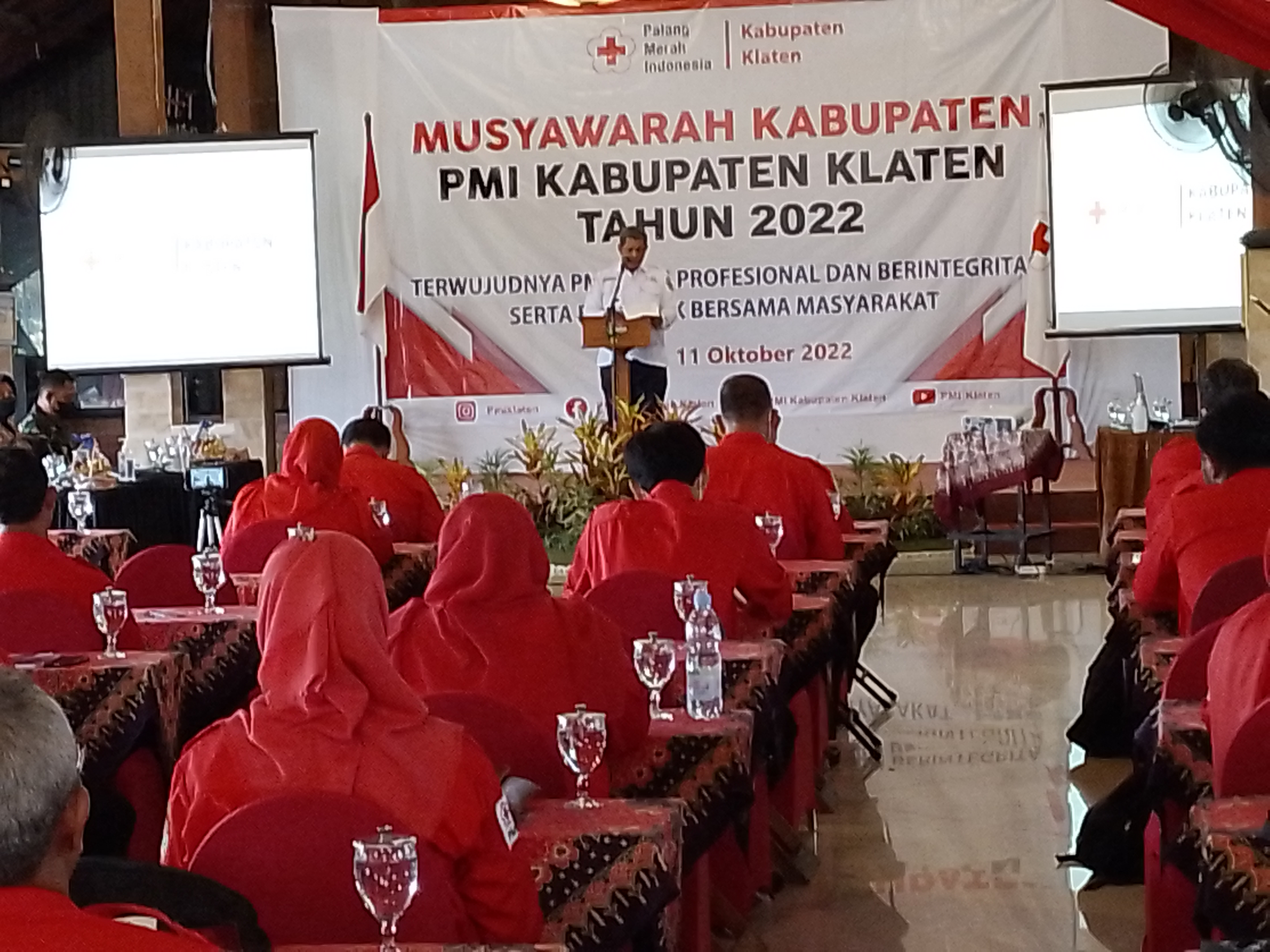 PMI  Klaten menggelar musyawarah kabupaten untuk meningkatkan kerja kemanusiaan