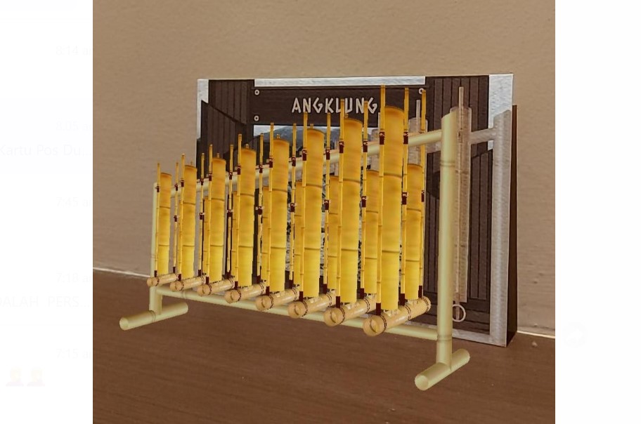 Kartu pos bertema Nusameta yang dirilis Kominfo dan Meta serta WIR Group 