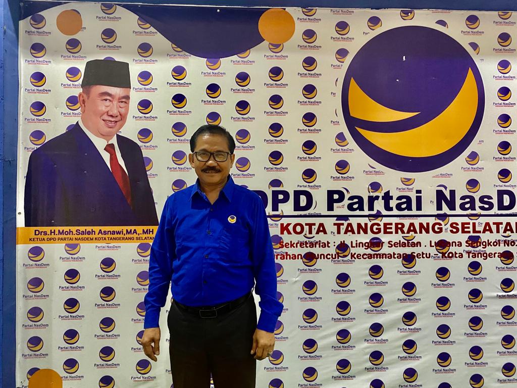 Wakil Ketua DPD Partai NasDem Tangsel, Jonson Hazairin,.SH,.MH.