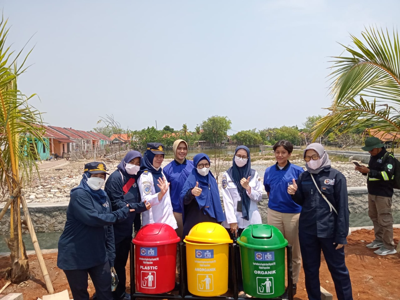 Penyuluhan pengelolaan sampah berkelanjutan yang digelar Poltekpel Banten di Kabuoaten Tangerang