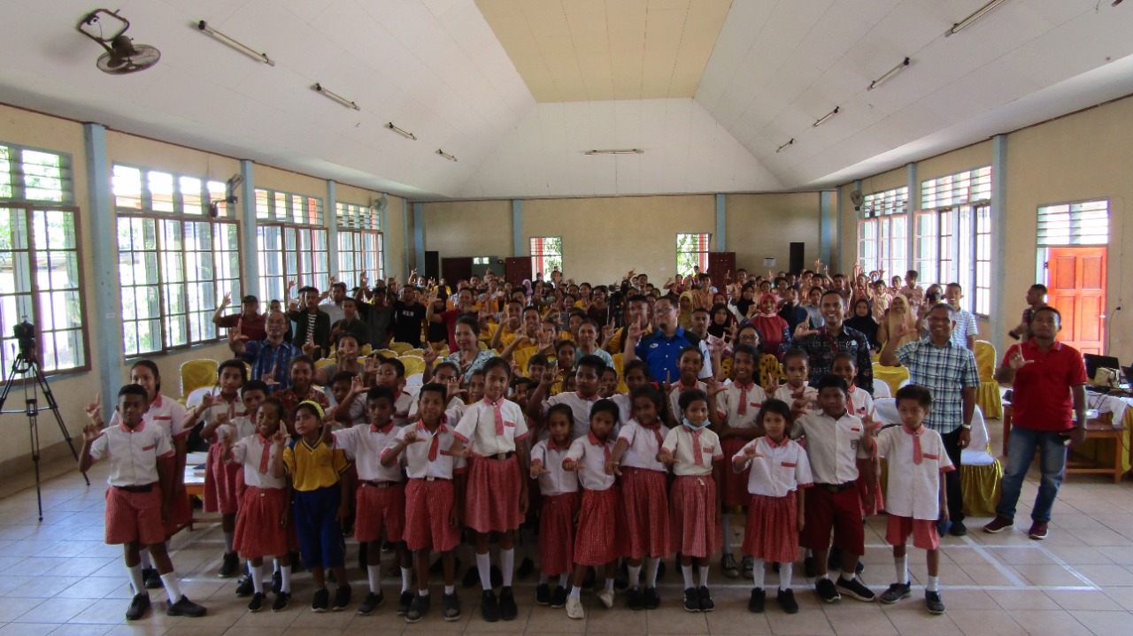 Peserta pelatihan literasi digital di  Pondok SVD,  Kabupaten Nagekeo, Nusa Tenggara Timur.