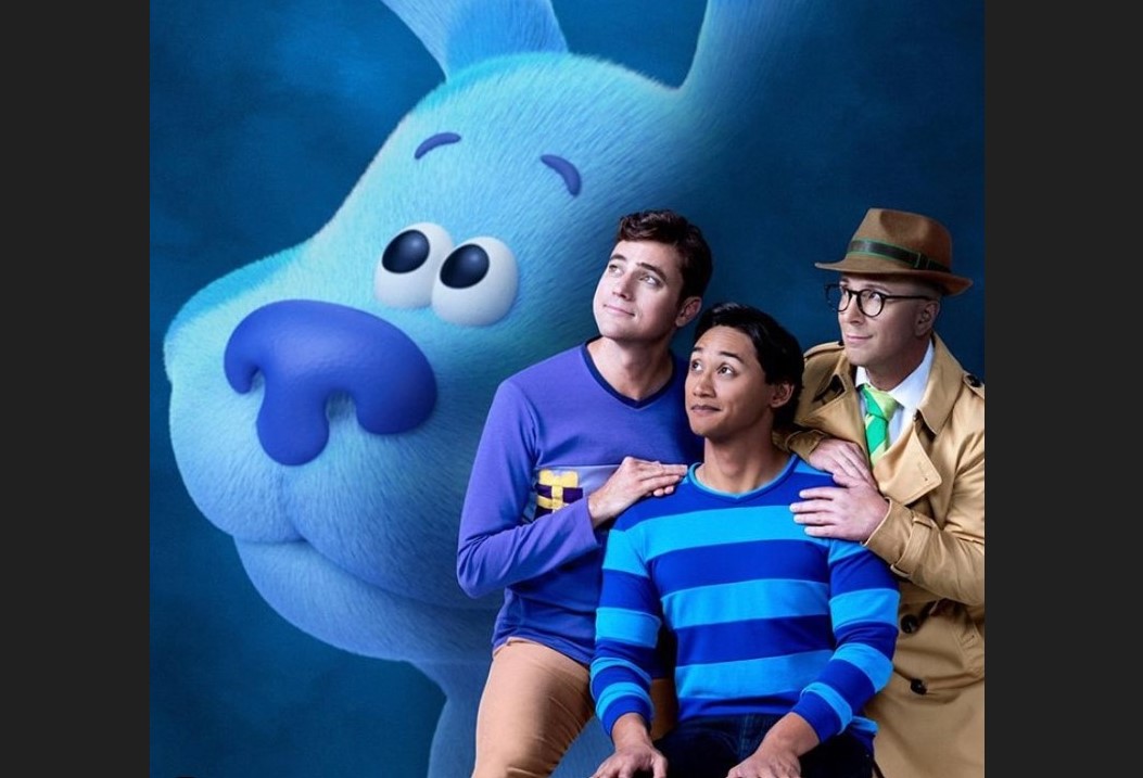 Para pembawa acara program Blue's Clues, termasuk Steve Burns