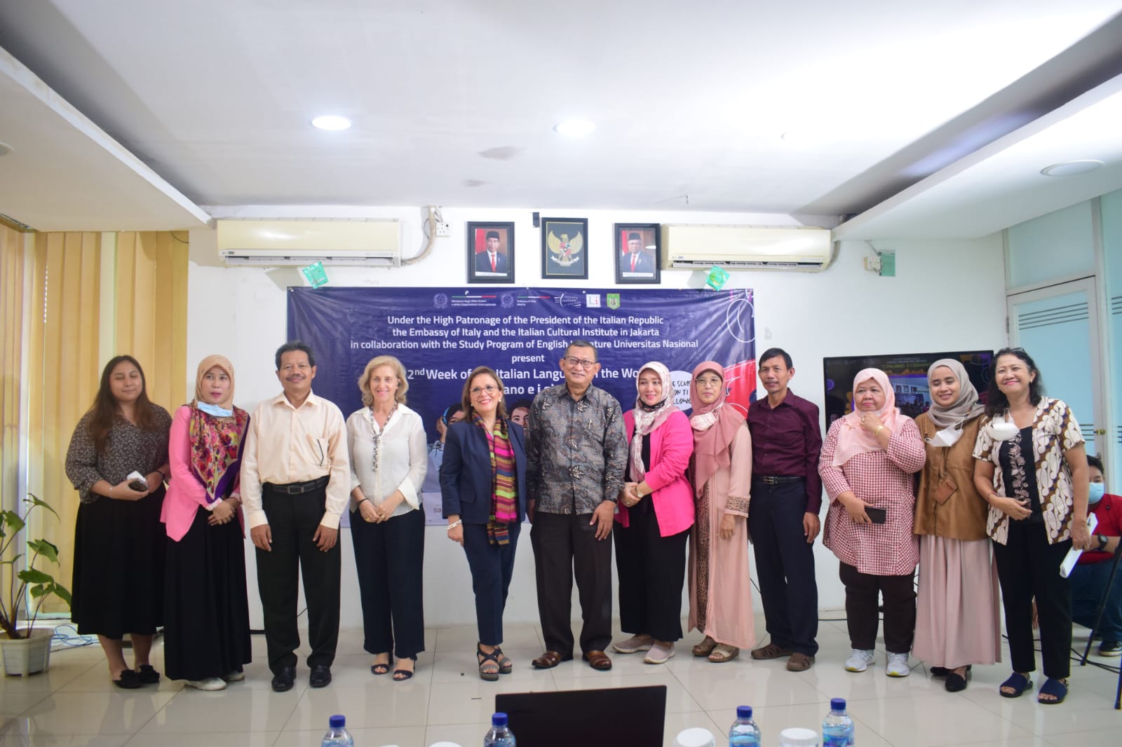 Kerjasama UNAS dan pemerintah Italia makin erat dengan webinar pekan bahasa Italia yang Ke 22 Tahun.