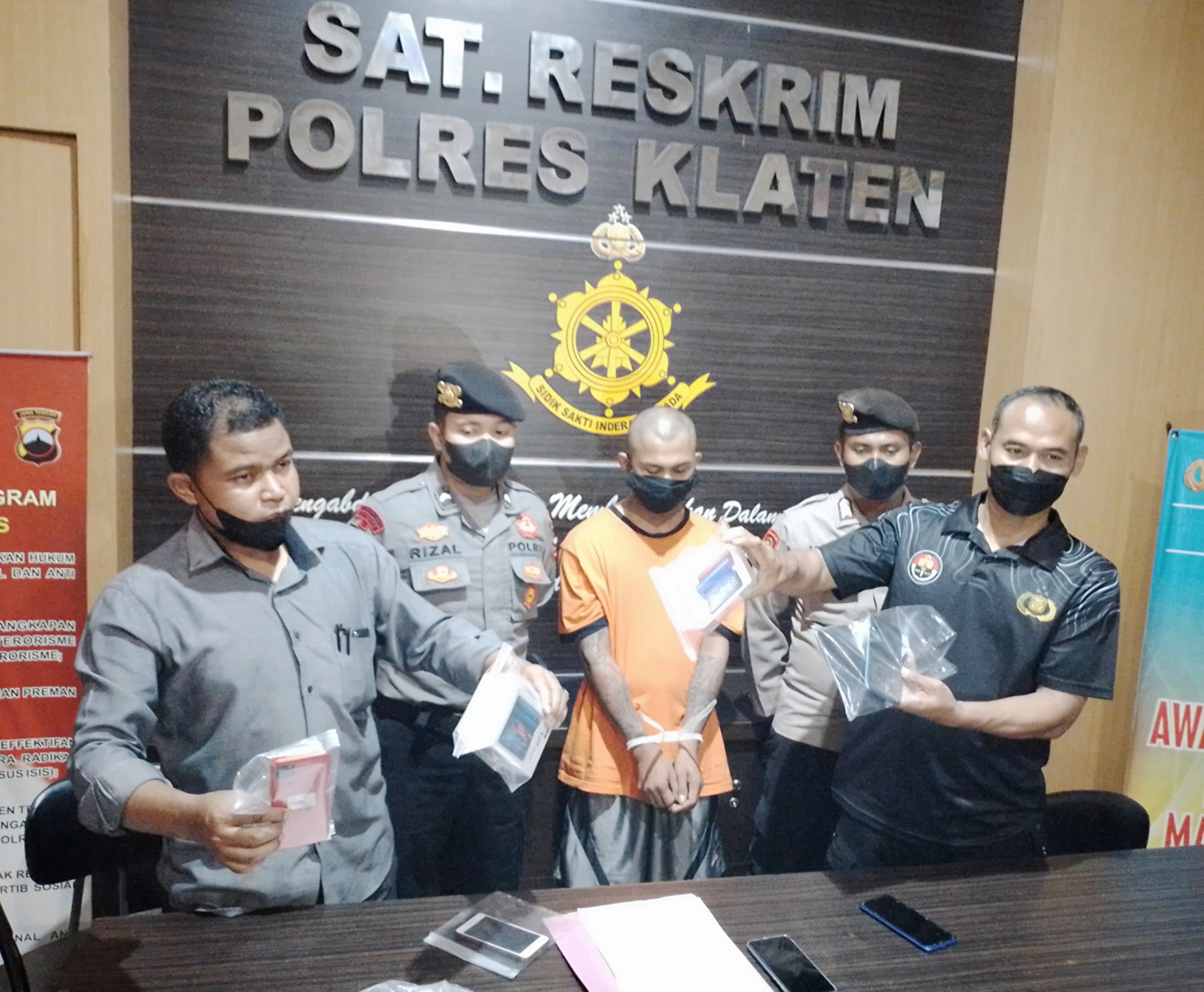 Polres Klaten menangkap seorang residivis kasus pencurian