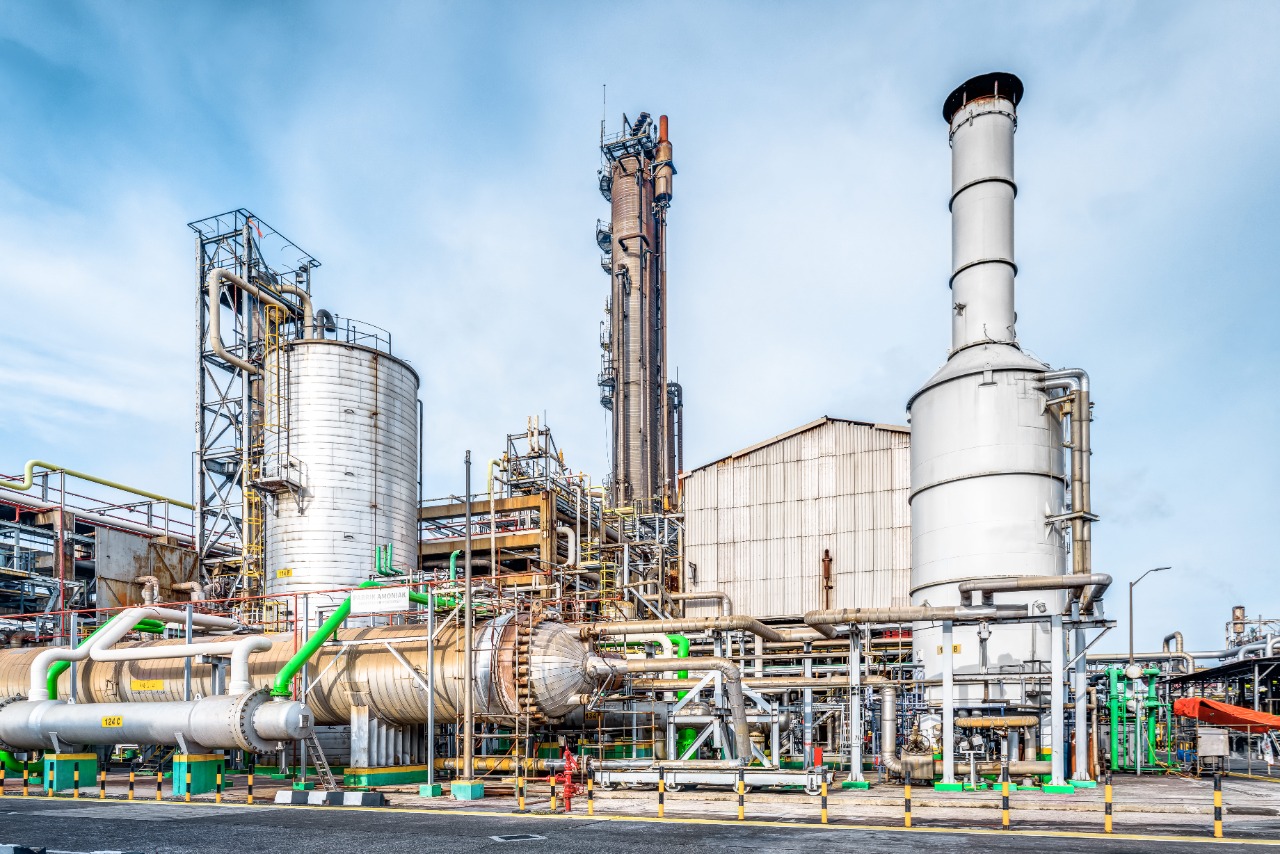 Fasilitas produksi pupuk Petrokimia Gresik