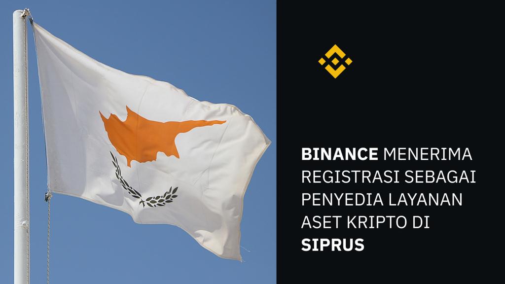 Registrasi layanan aset kripto Binance do Siprus