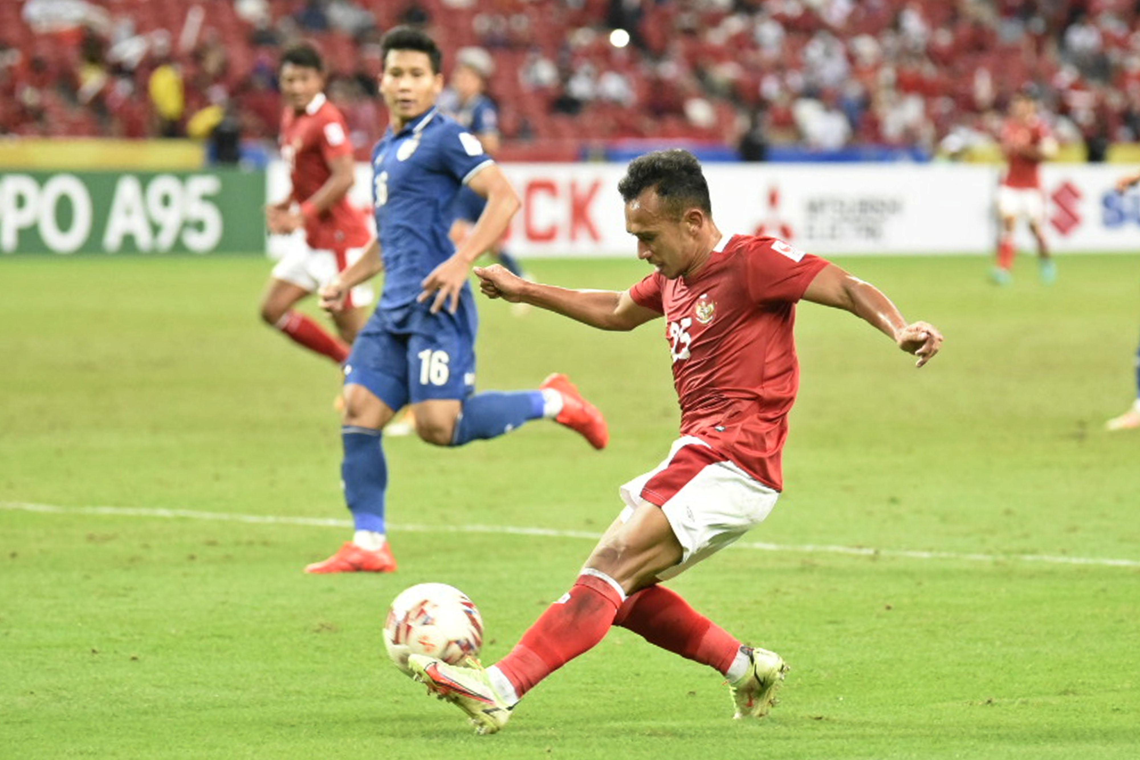 Pemain timnas Indonesia Irfan Jaya