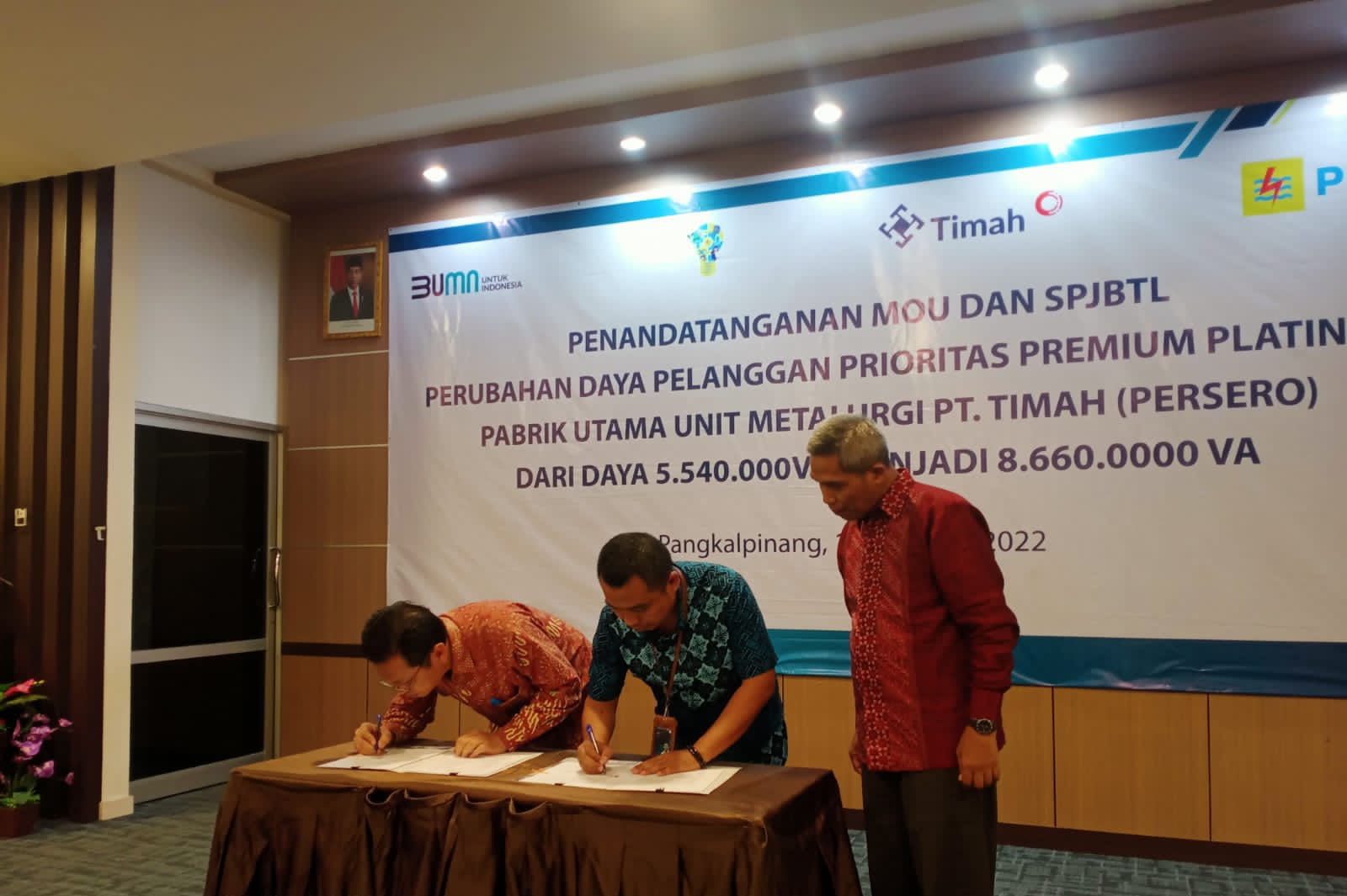 PT Timah Tbk Butuh Daya Listrik 8,6 Juta VA untuk Smelter Baru 