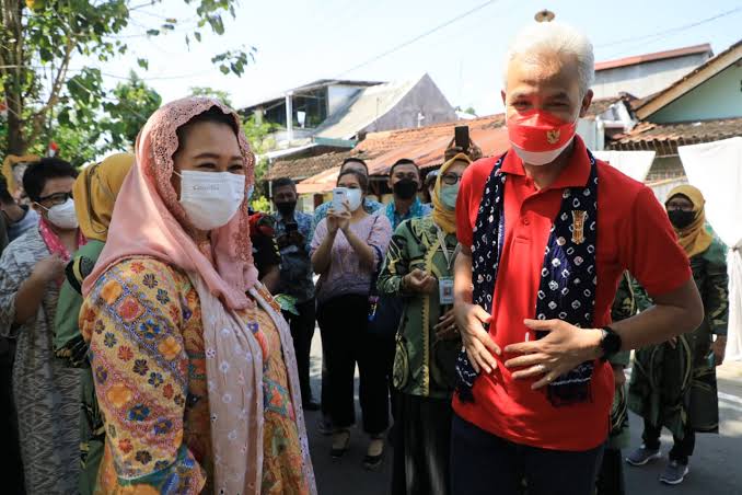 Gubernur Jateng Ganjar Pranowo dan Yenny Wahid