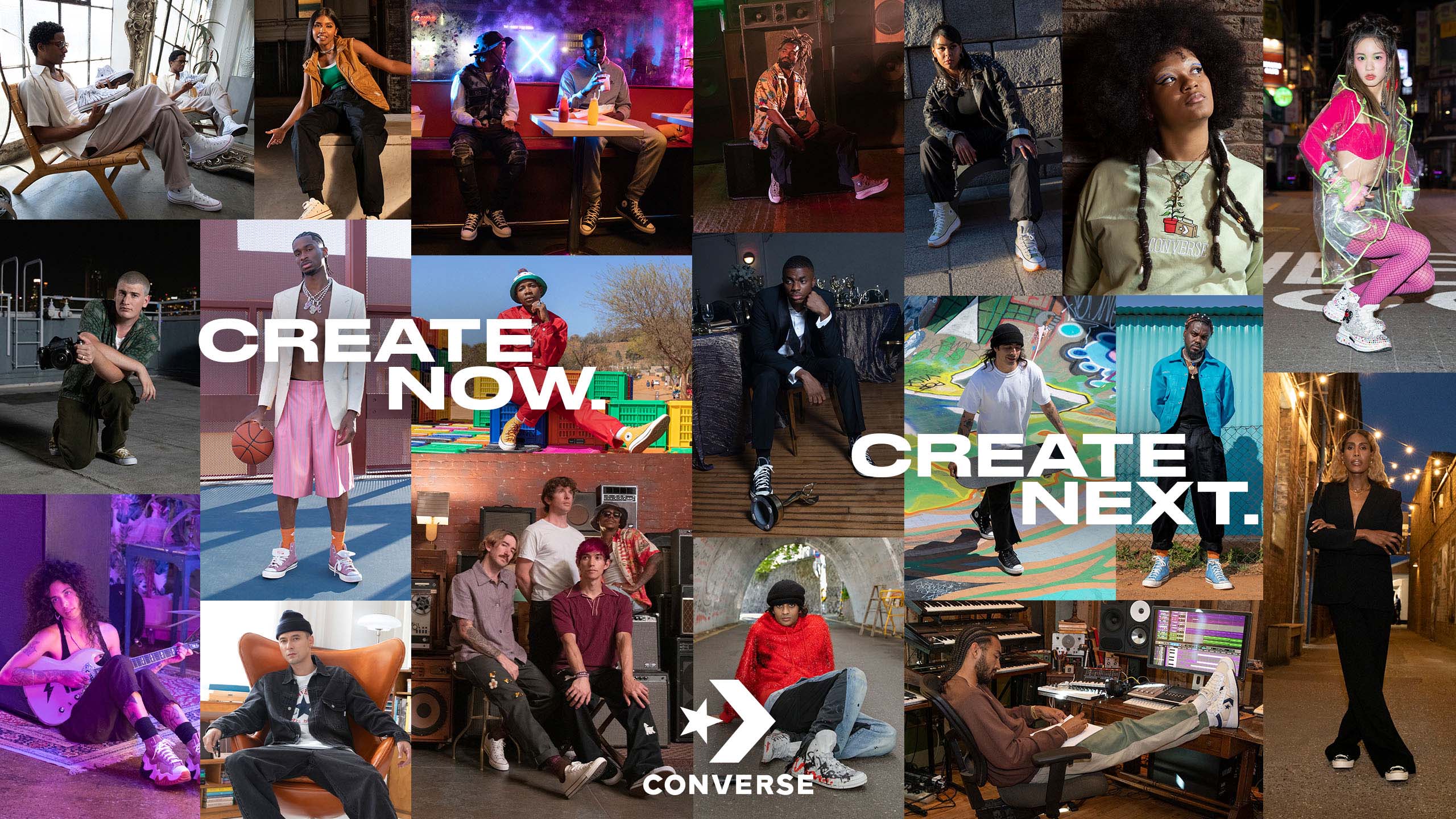 Kampanye Converse Create Now Create Next yang gandeng 20 seniman di seluruh dunia