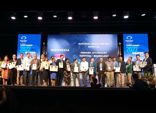 Rumah Sakit Premier Jatinegara (RSPJ) meraih penghargaan tertinggi Diamond Award dari World Stroke Organization (WSO) di Singapura.