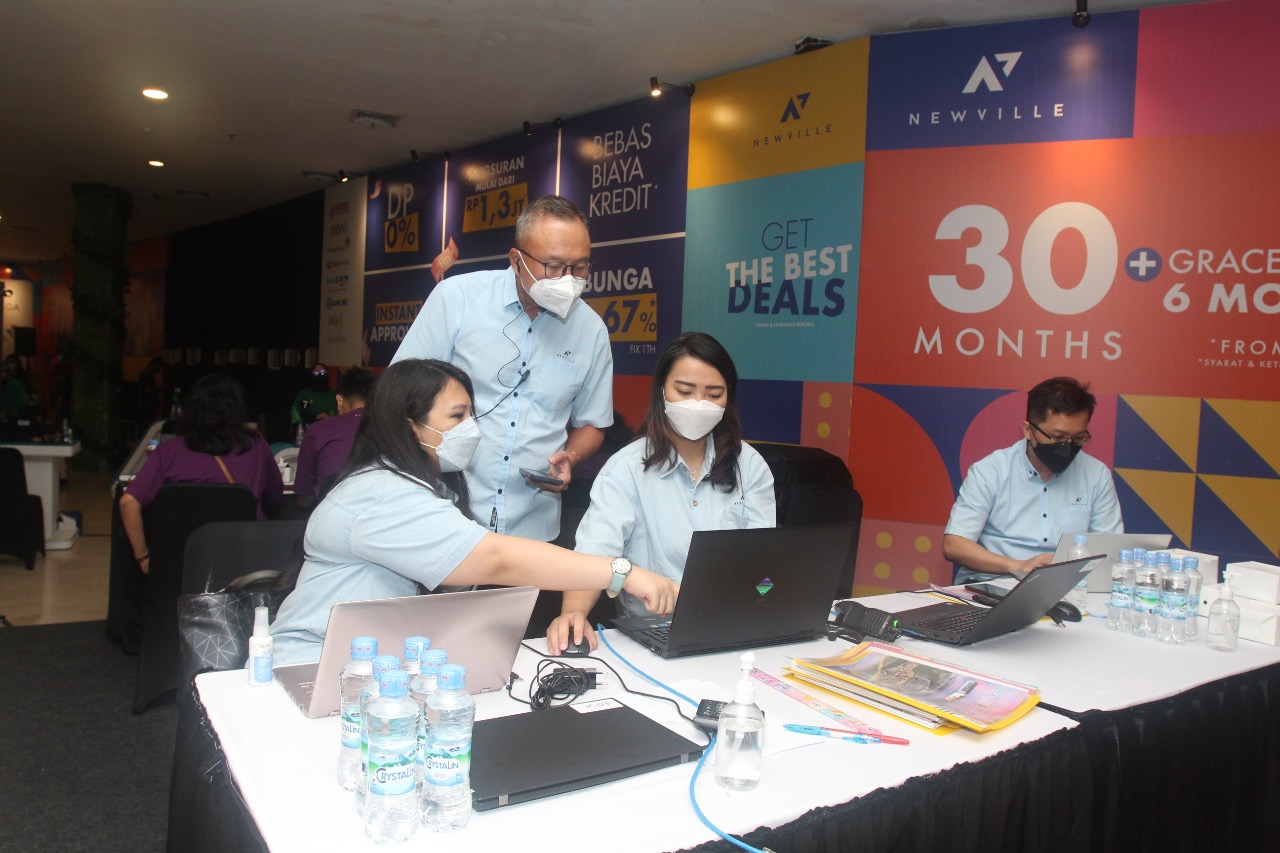 PT Lippo Cikarang Tbk memperkenalkan Newville di Cikarang, Jawa Barat.