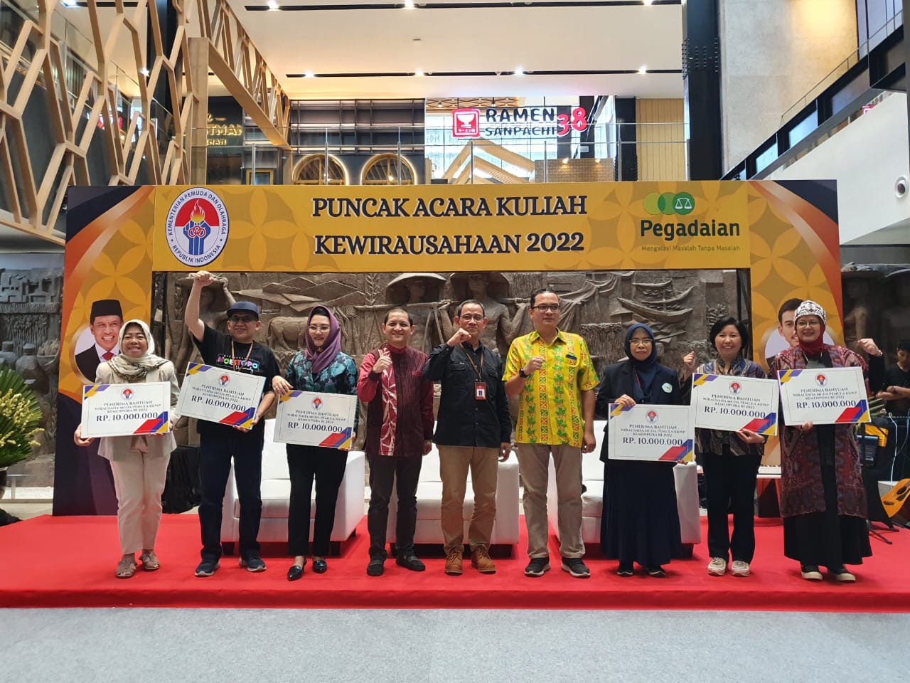 PT Pegadaian dan Kemenpora kerja sama melalui kegiatan Kuliah Kewirausahaan Pemuda Tahap III (KKWP).