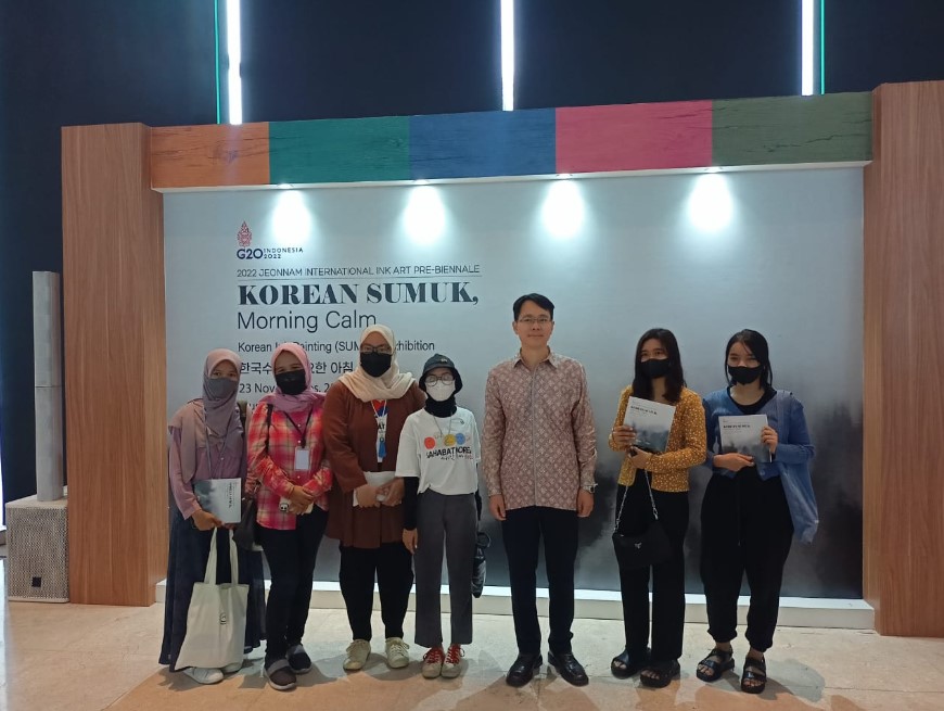 Pembukaan pameran lukisan Korea (Sumuk) di Museum Nasional.