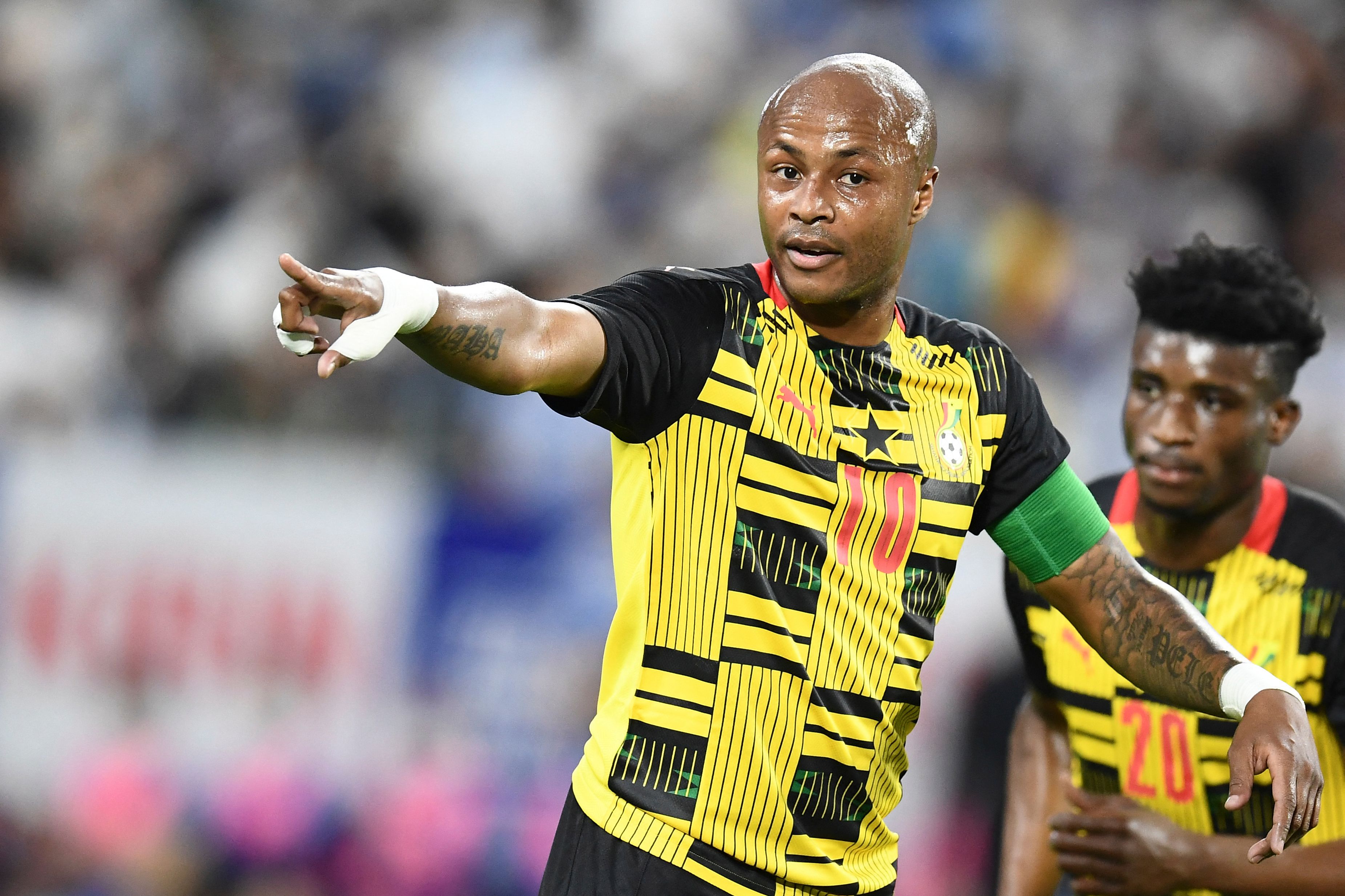 Pemain timnas Ghana Andre Ayew